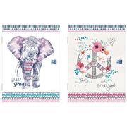 Brulion A6 Oxford Boho 48kartek/kratka 