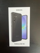 ZAPLOMBOWANY Samsung Galaxy A36 5G BLACK 8/256 GB gw 24 m bez rat