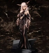 Figurka anime postać kobieta Flet Czarna Blond kolekcjonerska Prezent 19cm