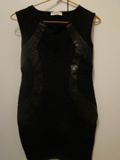 czarna sukienka do kolan rozm. M, FRENCH COLLECTION