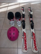 Komplet narciarski junior  narty 110cm buty 247mm