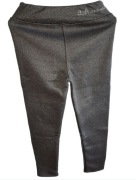 Nowe ocieplane getry legginsy na zimę r S 36 szare wysoki stan S/M 38