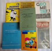podręczniki + zbiory zadań z lat 1960 do 2000- mat, fiz,chem [41 POZYCJI]