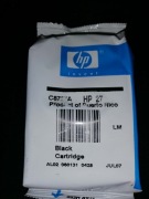 Oryginalny Tusz HP 27 czarny