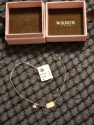 Bransoletka marki W.KRUK złoto próby 375.