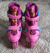 Rolki dziecięce MARTES ZOO Skates Girl (PW-129C) regulowane 26-29, używane