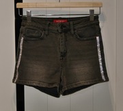*GUESS* świetne spodenki cyrkonie 34 XS