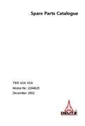 Katalog silnik Deutz TBD 616 V 16