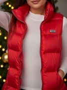 Kamizelka Karl Lagerfeld pikowana logo puffer premium narty ocieplana