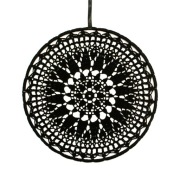 Zawieszka ozdoba na okno szydełkowa 25cm (Z113)