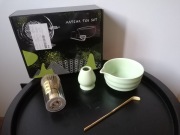 Zestaw ceramiczny do matchy z akcesoriami 