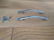 Komplet 2 uchwytów meblowych chrom rozstaw 96 mm