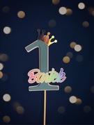 Personalizowany Topper dekoracja na tort urodziny 