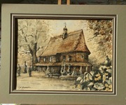 -akwarela 30x40cm + paspartu