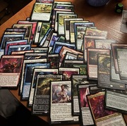 ~140 Niemieckich Kart Magic & Gathering (MOM,LTR,MUL)