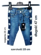 GUESS Spodnie jeansowe gwiazdki rozmiar 92 cm