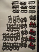 Zestaw torów, zwrotnic i skrzyżowań kompatybilnych z LEGO DUPLO