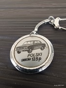 Brelok 125p Polski Fiat TARGI POZNAŃ 1974r FSM PRL stan BDB