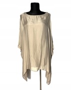 Prześliczna nowa  jedwabna tunika bluzka    UNI plus size - Duża !!!