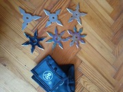 Gwiazdki ninja shuriken zestaw
