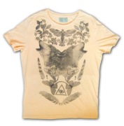 wilki koszulka rozmira L, boho koszulka z wilkami