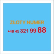 ZŁOTY NUMER +48 45 321 99 88