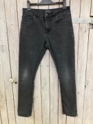 COOP spodnie 40 Slim Fit jeans szaro-czarne