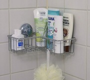 Półka prysznicowa narożna na przyssawki