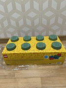 LEGO POJEMNIKI KLOCEK 8 2x4 OLIWKOWY 25cmx50cm NOWE