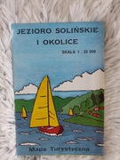 Jezioro Solińskie i okolice mapa turystyczna 
