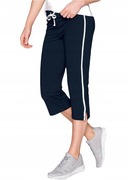 Spodnie rybaczki 32/34 dresowe sportowe granatowe OKAZJA