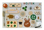 Tablica manipulacyjna sensoryczna - personalizowana, edukacyjna 