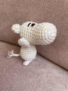 Muminek na szydełku brelok zawieszka 