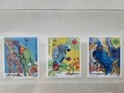 Somalia 1999  Mi 746-8  seria   papuga  idealna pozycja 