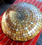 Lampa sufitowa witrażowa,plafon,Tiffany.