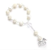 Różańce na pamiątkę chrzest komunia 