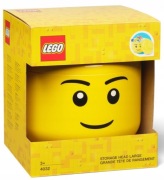 LEGO 4031 Pojemnik na Klocki żółty Głowa chłopiec