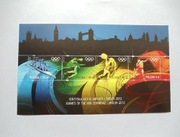blok 241 Igrzyska XXX Olimpiady Londyn 2012 kas FDC
