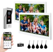 Tuya 1080P 10'' ekran dotykowy Wifi dzwonek wideo domofon system domowy