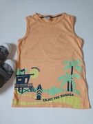 Chłopięca koszulka bezrękawów, na ramiączkach r 134 Pepco