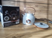 NESSGRAIM Retro Czajnik Elektryczny 1,7L Stalowy 2200W LED Auto Off