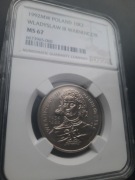 10000 zl Wladyslaw Warnenczyk grading NGC Ms 67 - piękny stan