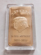 Sztabkomoneta z motywem Donalda Trumpa