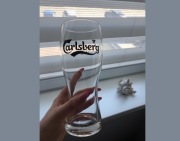 4X Nowych szklanek Carlsberg 0.5