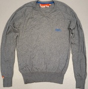 Wr) SUPERDRY oryginalny sweter serek Roz.S