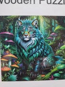 Puzzle drewniane w kształcie zwierząt dedykowane dla dorosłych A3