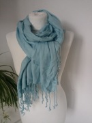 Lindex długi szeroki lekki szal wiskoza 190 x 65cm.