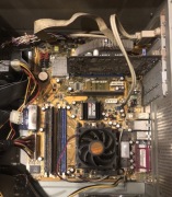 płyta główna ASUS A8R-MVP + procesor AMD Athlon 64 3500+ retro box vintage