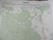 Mapa topograficzna 1:50 000 N-33-115-B Bobrówko 