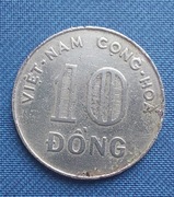 Moneta 10 dongów Wietnam Południowy 1968